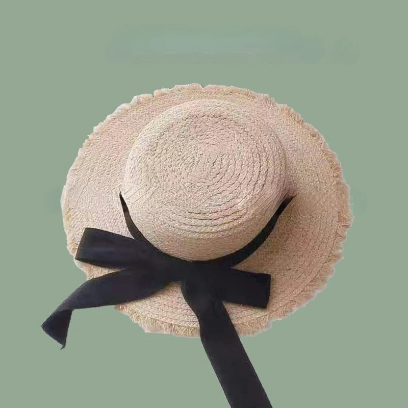 Japanese Cute Raffia Woven Sun - Hat Floppy Wide บทวิจารณ์และราคา