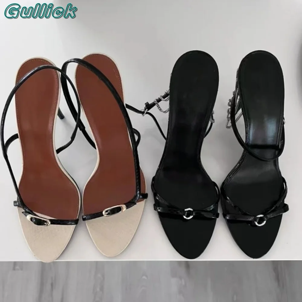 Slingback Strappy Open Toe San - Sandal Strappy Heeled บทวิจารณ์และราคา