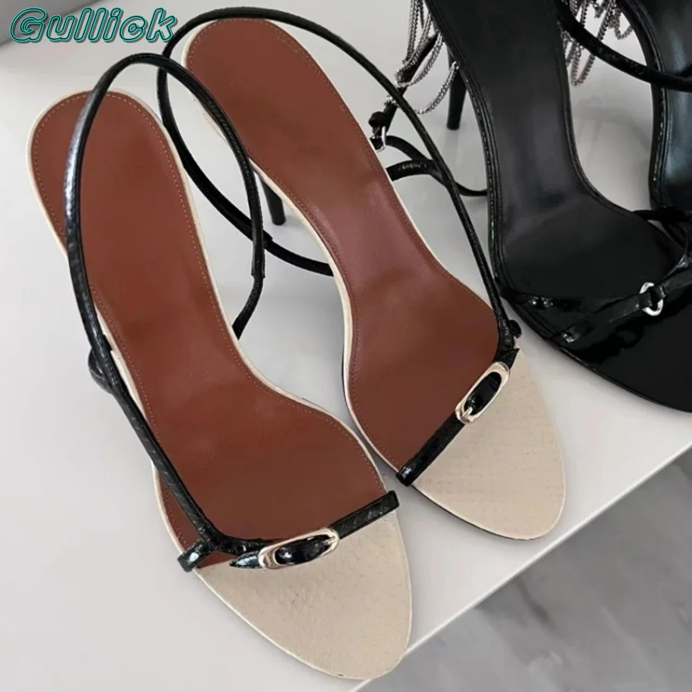 Slingback Strappy Open Toe San - Sandal Strappy Heeled บทวิจารณ์และราคา