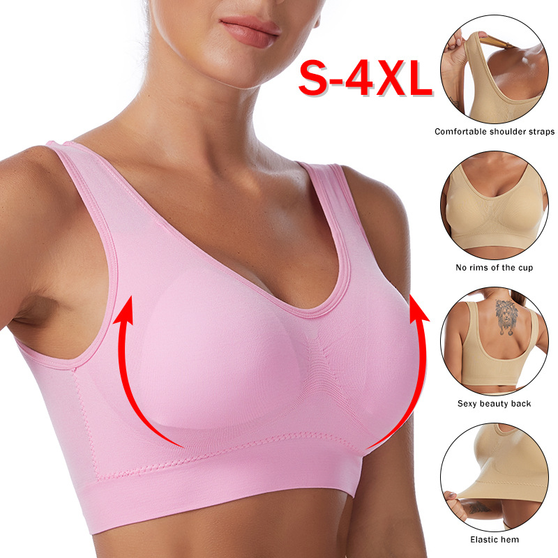 Sexy Women Bra Plus Size Seaml - Bralette Triangle Set บทวิจารณ์และราคา