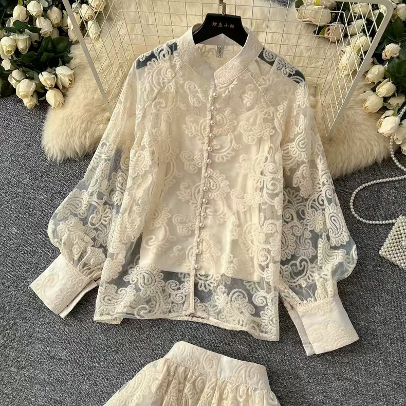 Elegant 2 Piece Long Dress Wom - Midi Skirt Floral บทวิจารณ์และราคา