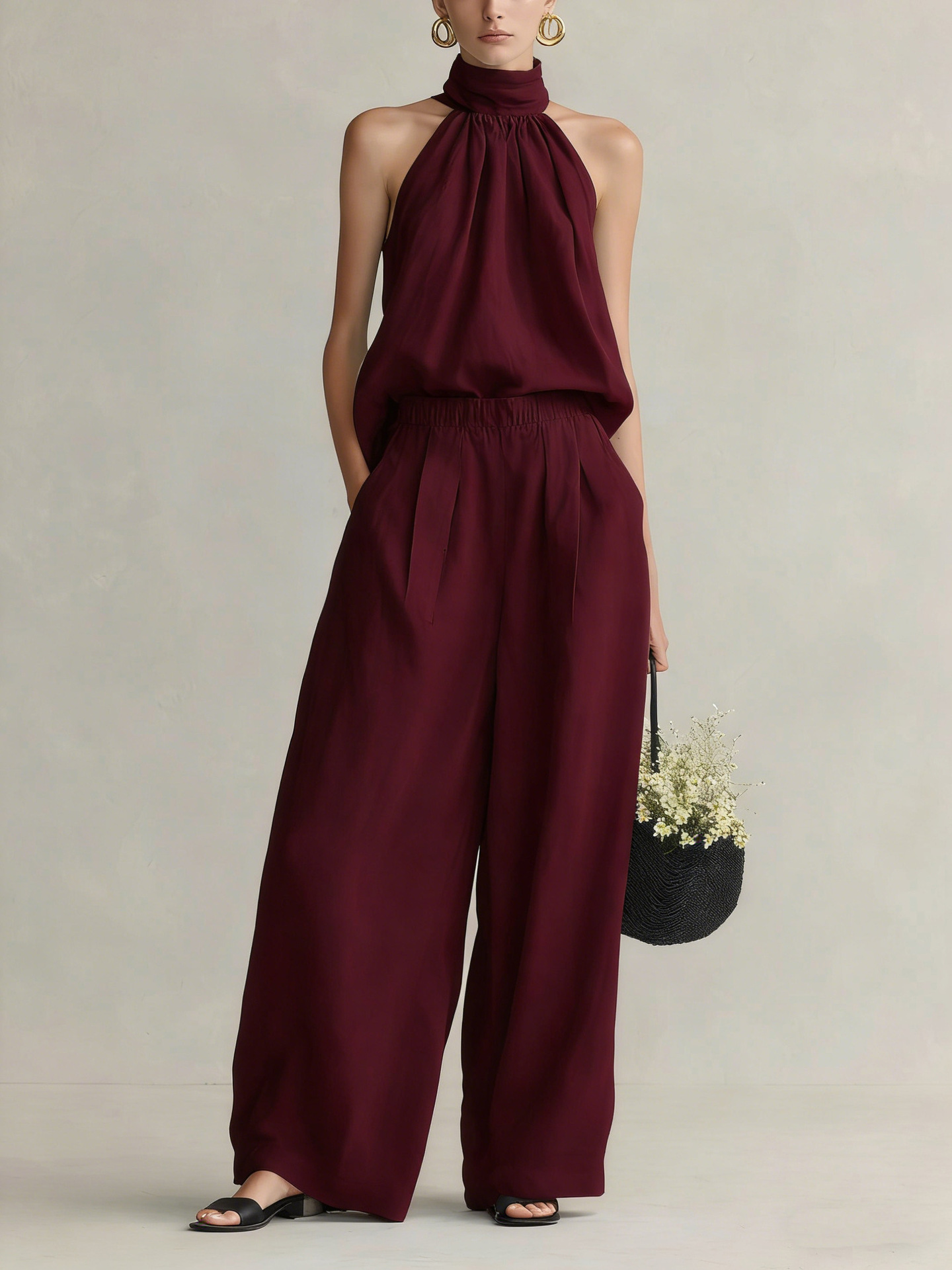 Women's 2026 Summer New Style  - Linen Pant Wide บทวิจารณ์และราคา