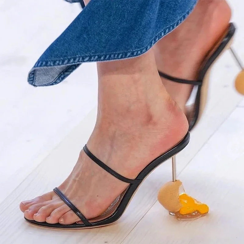 Summer Strappy Sandals Open To - Sandal Strappy Heeled บทวิจารณ์และราคา