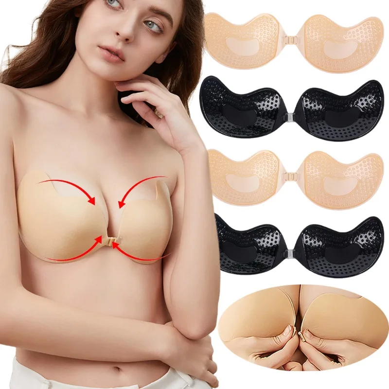 1/2Pc Invisible Push Up Bra Su - Bralette Triangle Set บทวิจารณ์และราคา