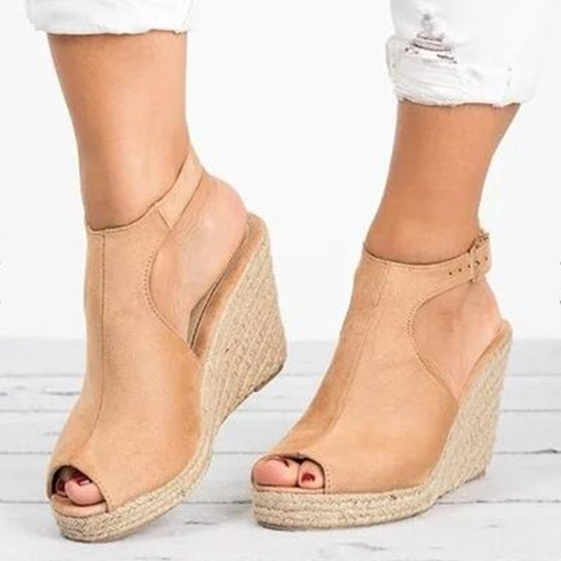 Heeled Sandals for Women Summe - Wedge Espadrille Women บทวิจารณ์และราคา