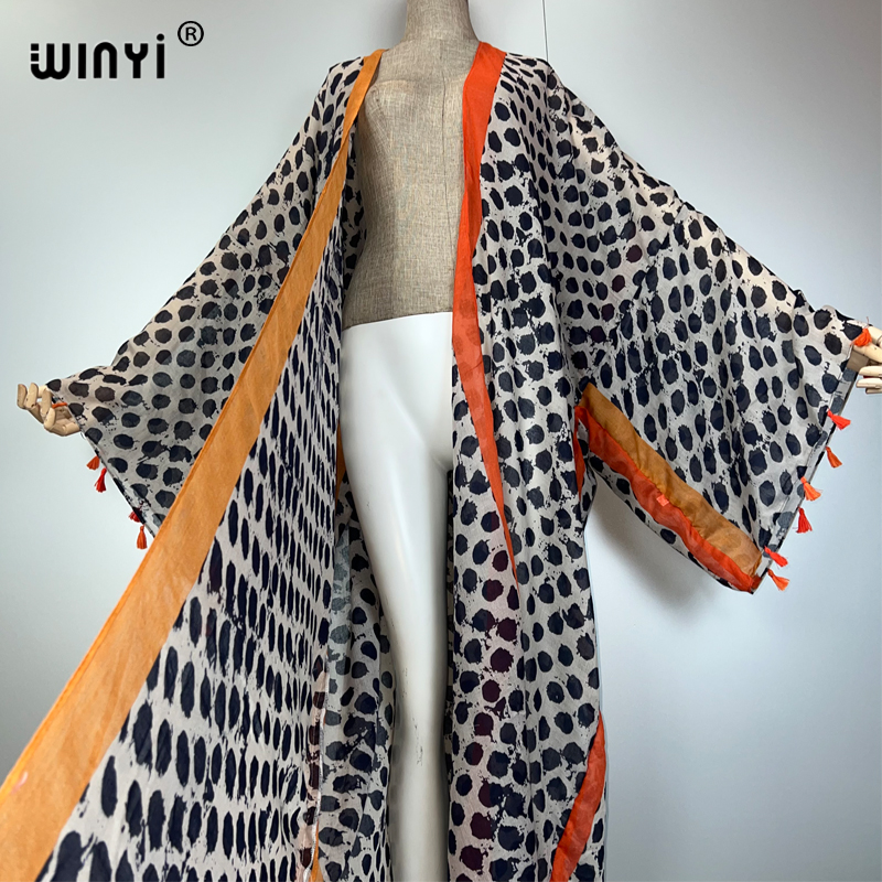 WINYI summer outfit kimono Ame - Cover Up Kaftan บทวิจารณ์และราคา