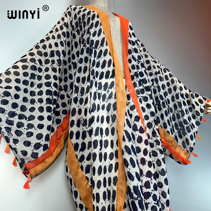 WINYI summer outfit kimono Ame - Cover Up Kaftan บทวิจารณ์และราคา