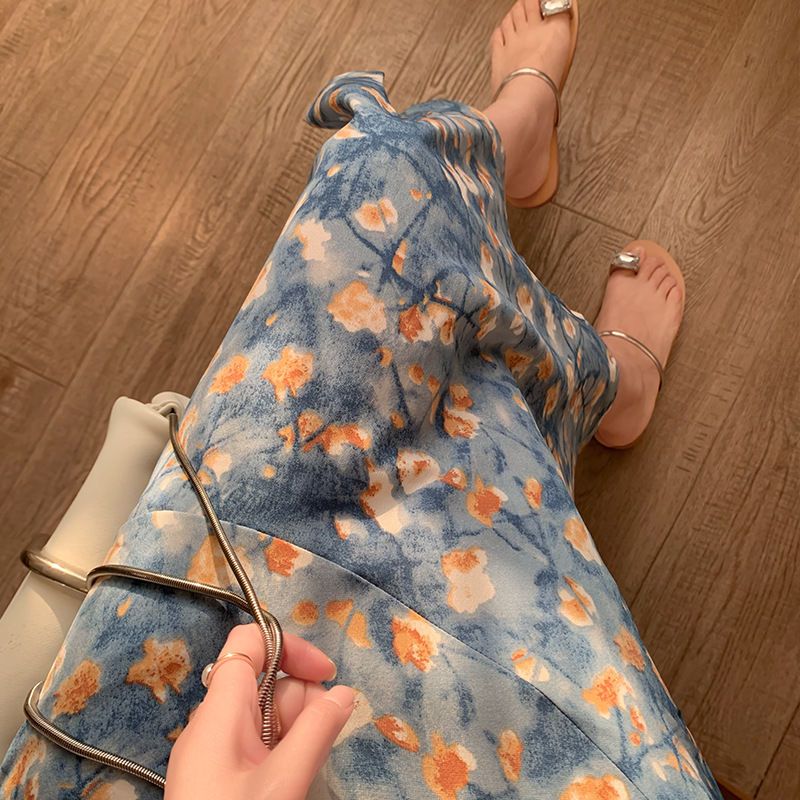 Women's Summer Two-Piece Set L - Midi Skirt Floral บทวิจารณ์และราคา