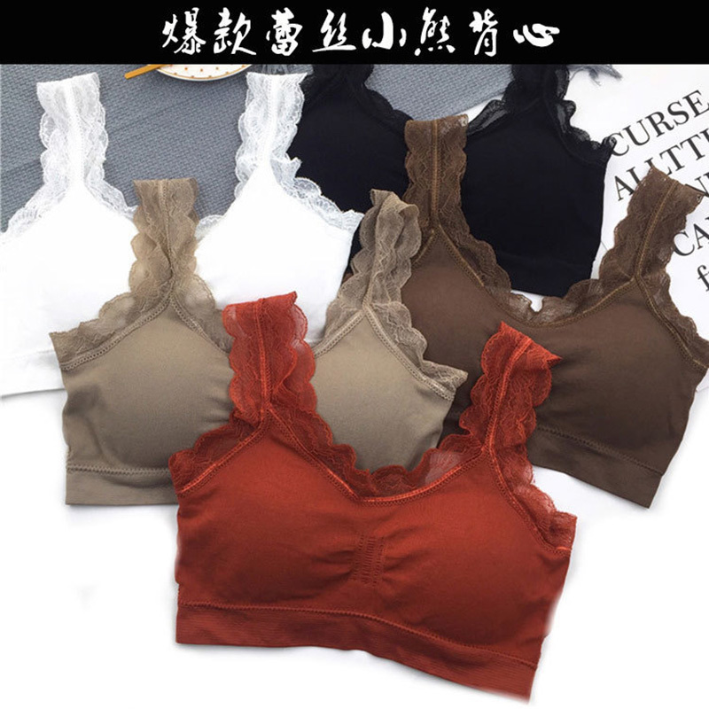 3D Sexy lace Lingerie Seamless - Bralette Triangle Set บทวิจารณ์และราคา