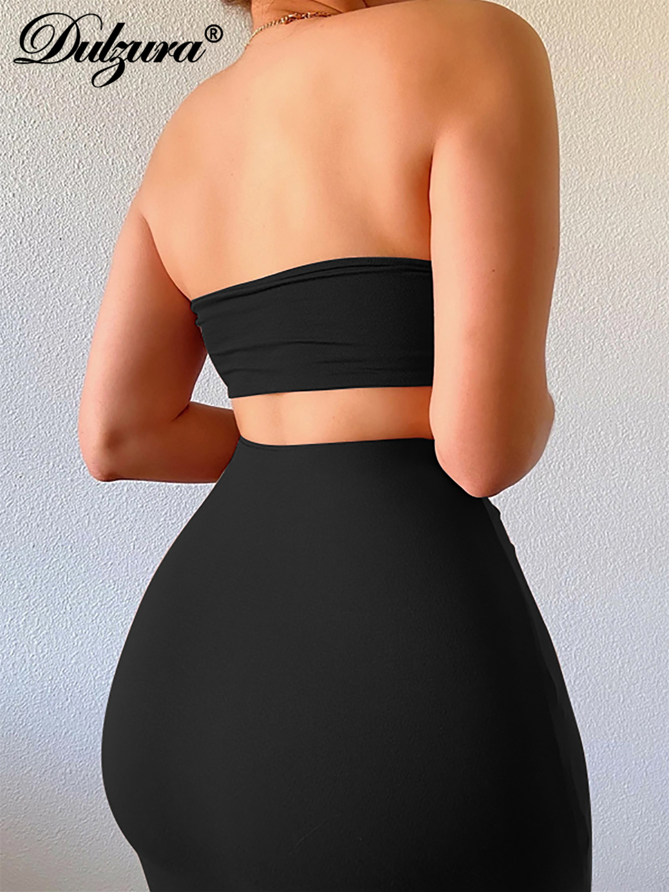 Dulzura Solid Women 2 Piece Se - Crop Top Crochet บทวิจารณ์และราคา