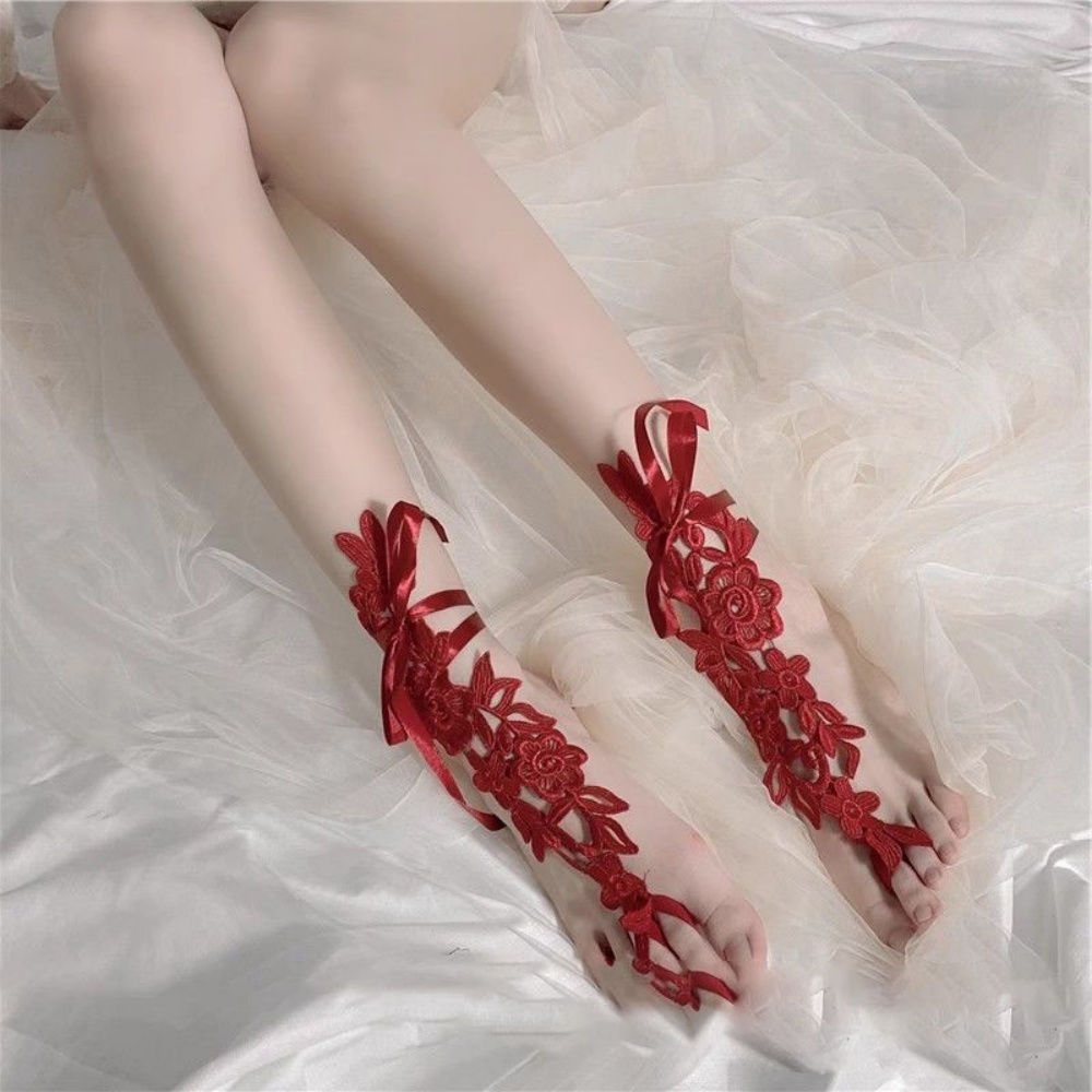 Women Sexy Stockings Embroider - Cover Up Kaftan บทวิจารณ์และราคา