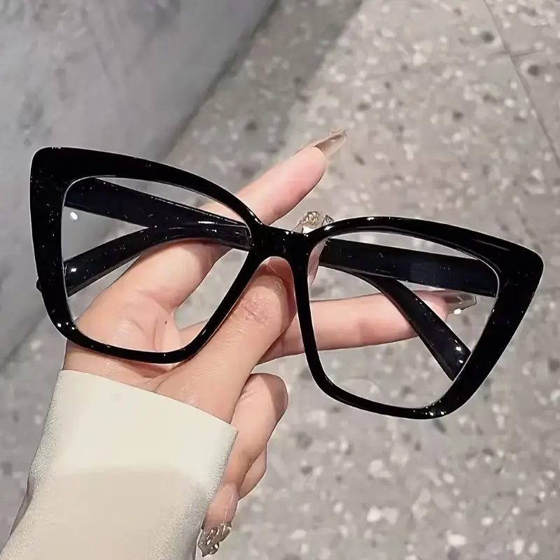 1Pc Fashionable Cat-Eye Glasse - Sunglasses Cat Eye บทวิจารณ์และราคา