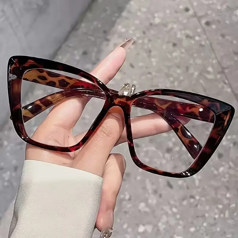 1Pc Fashionable Cat-Eye Glasse - Sunglasses Cat Eye บทวิจารณ์และราคา