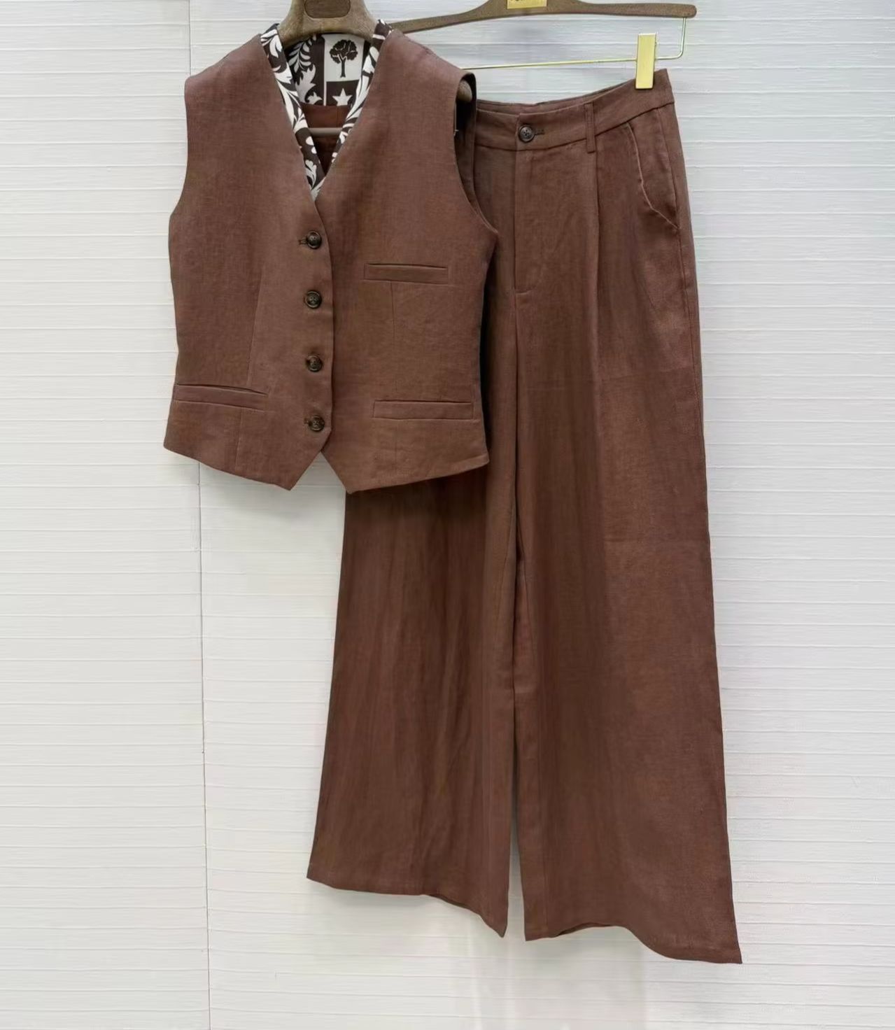 Old Man Qian's linen casual tw - Linen Pant Wide บทวิจารณ์และราคา