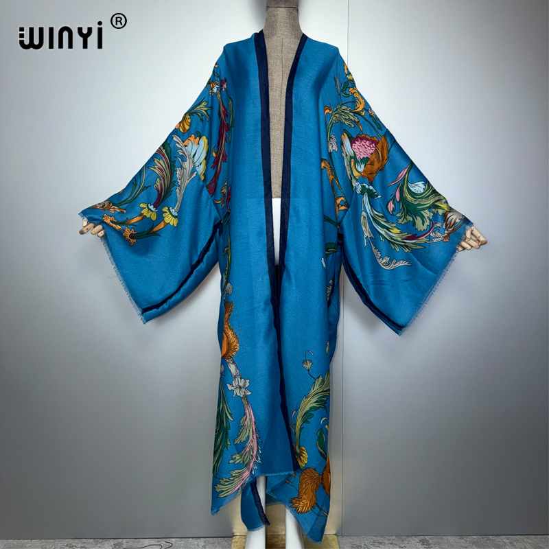 WINYI Africa boho kimono maxi  - Cover Up Kaftan บทวิจารณ์และราคา