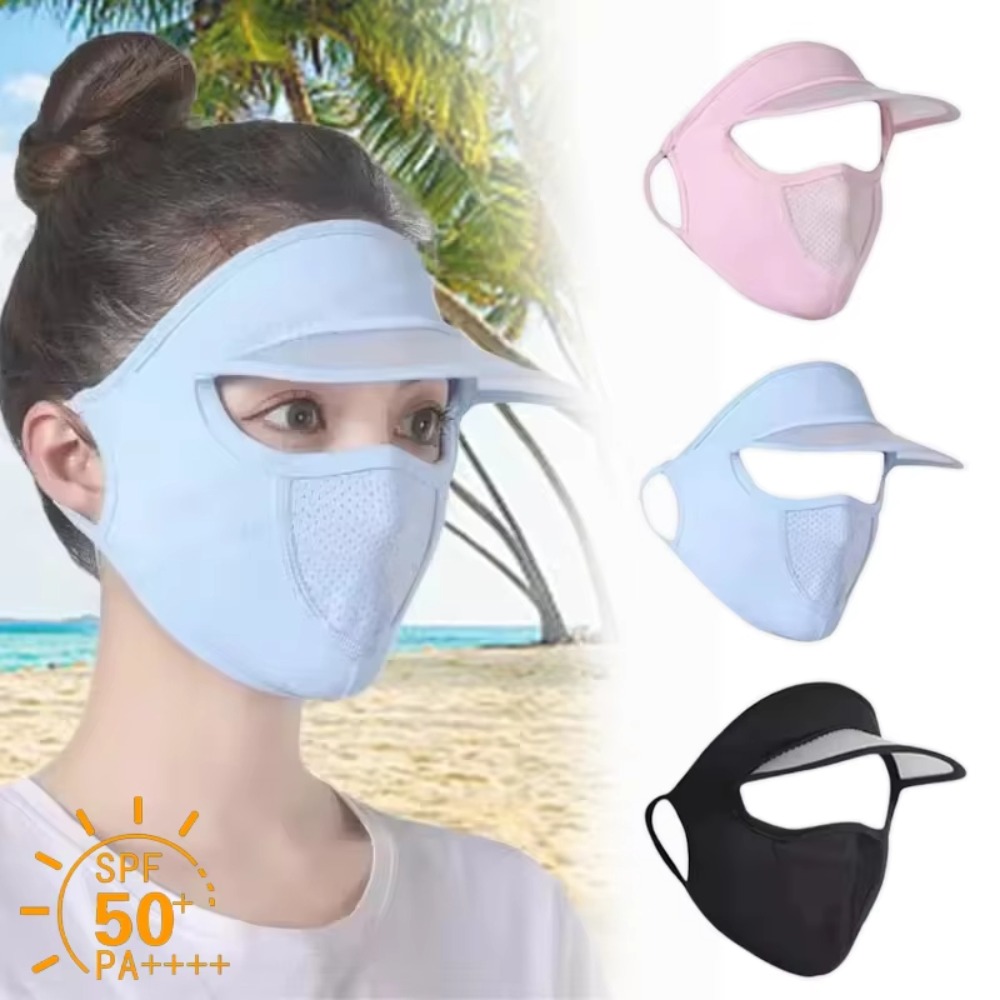 Ice Silk Mask for Outdoor Cycl - Headband Summer Knit บทวิจารณ์และราคา