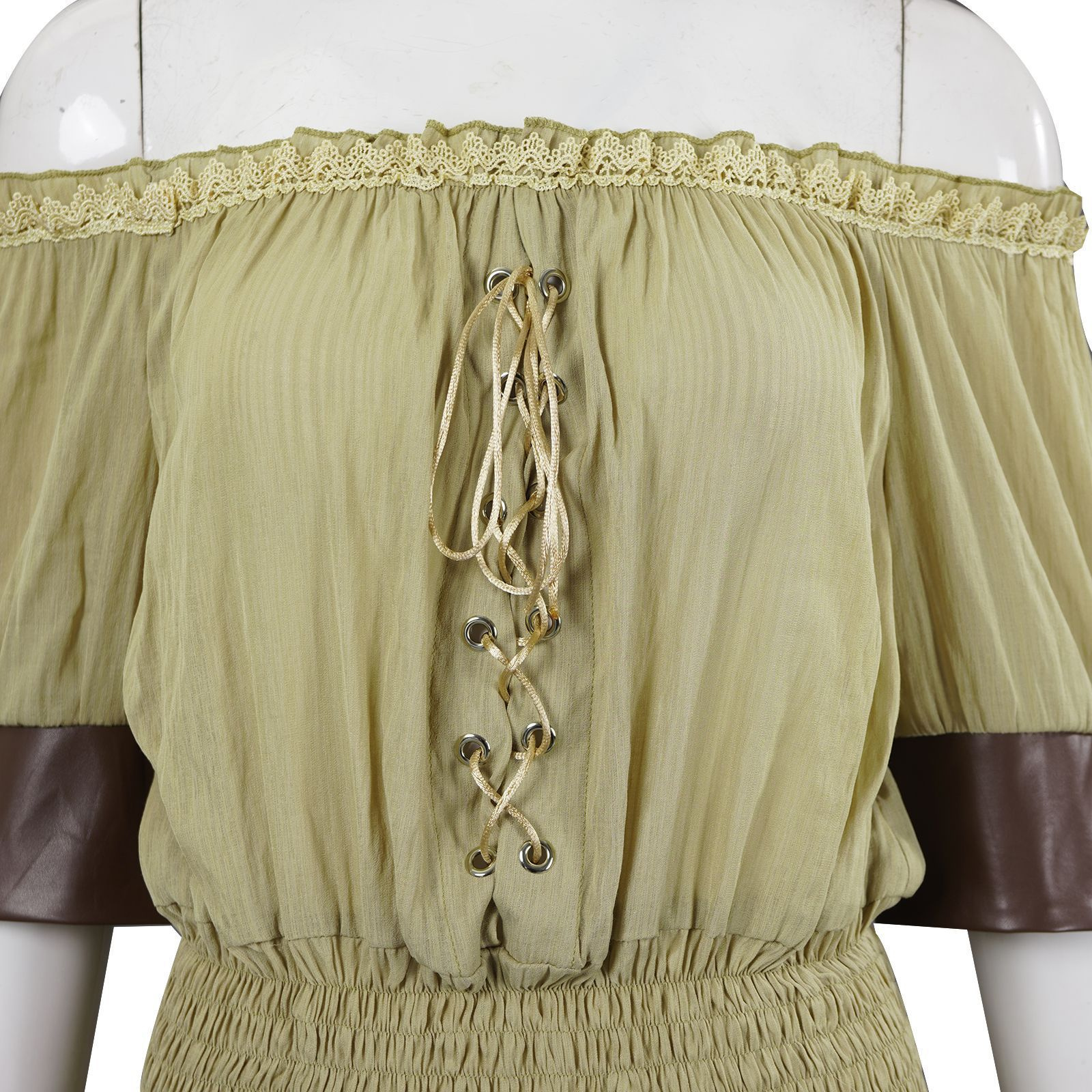 Women's Renaissance Pirate Blo - Blouse Off Shoulder บทวิจารณ์และราคา