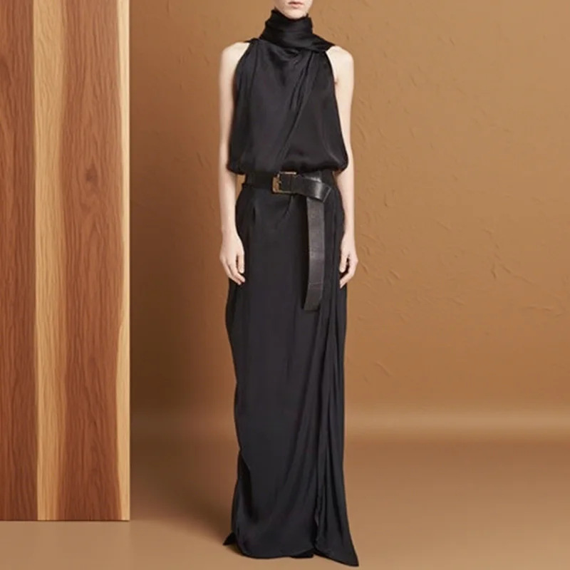 2026 Spring Summer Elegant Hal - Maxi Dress Halter บทวิจารณ์และราคา