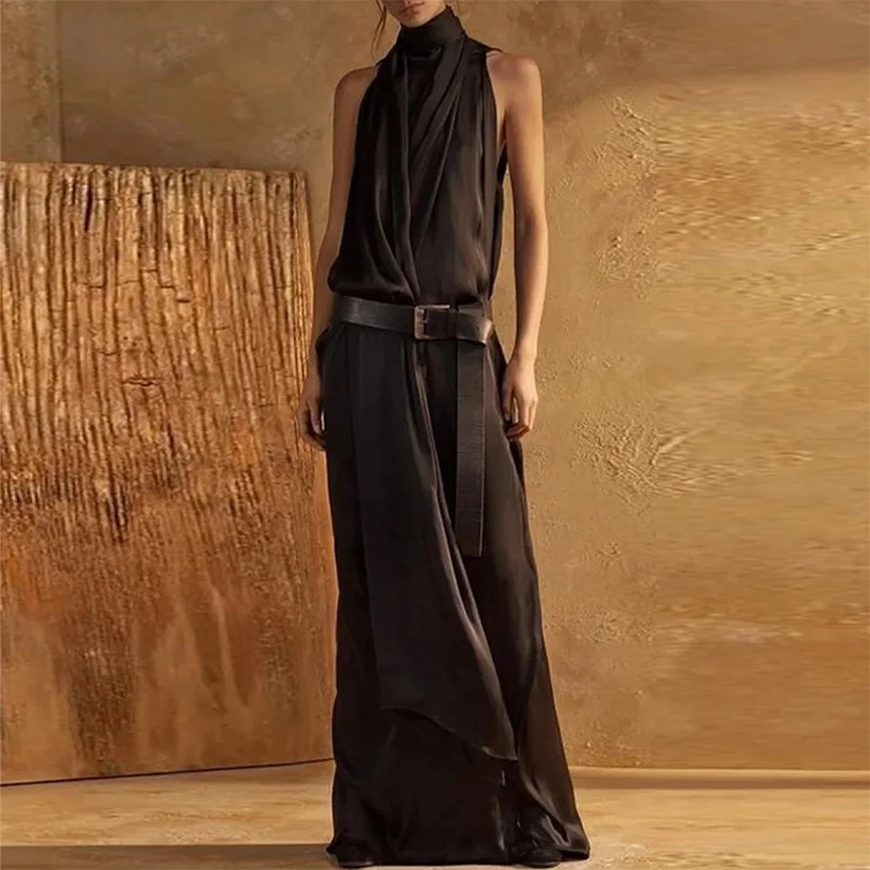2026 Spring Summer Elegant Hal - Maxi Dress Halter บทวิจารณ์และราคา