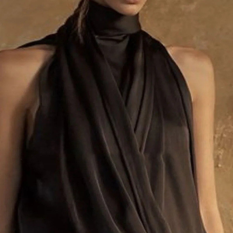 2026 Spring Summer Elegant Hal - Maxi Dress Halter บทวิจารณ์และราคา