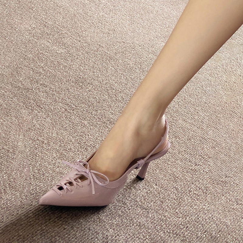 European-style Pointed-toe, Sl - Sandal Strappy Heeled บทวิจารณ์และราคา