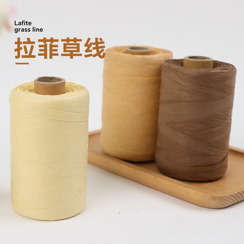 300m/150m Natural Paper Raffia - Crochet Bag Raffia บทวิจารณ์และราคา