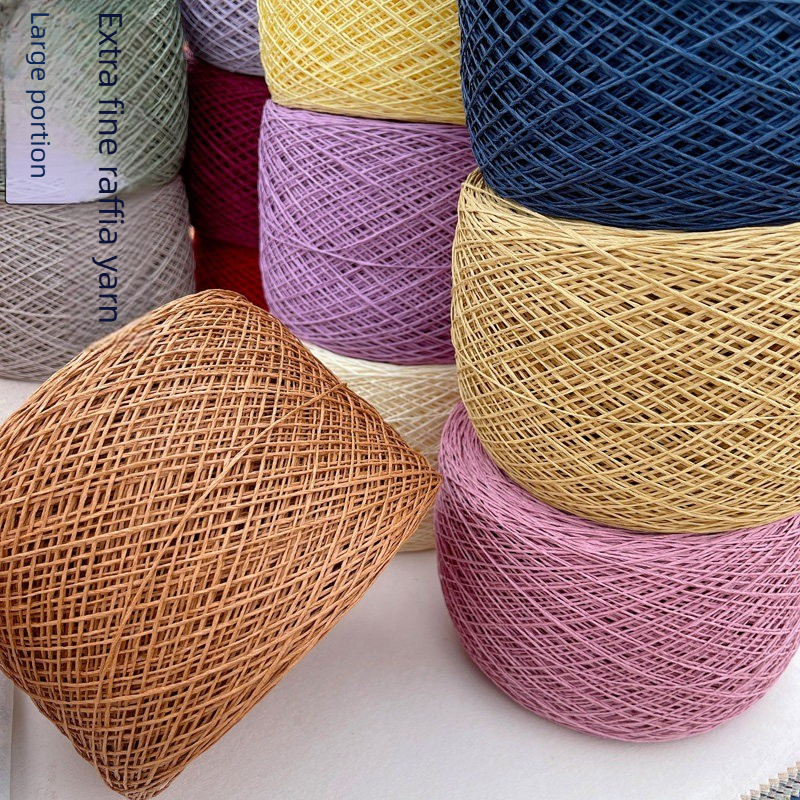 250g Thin Paper Raffia Yarn fo - Crochet Bag Raffia บทวิจารณ์และราคา