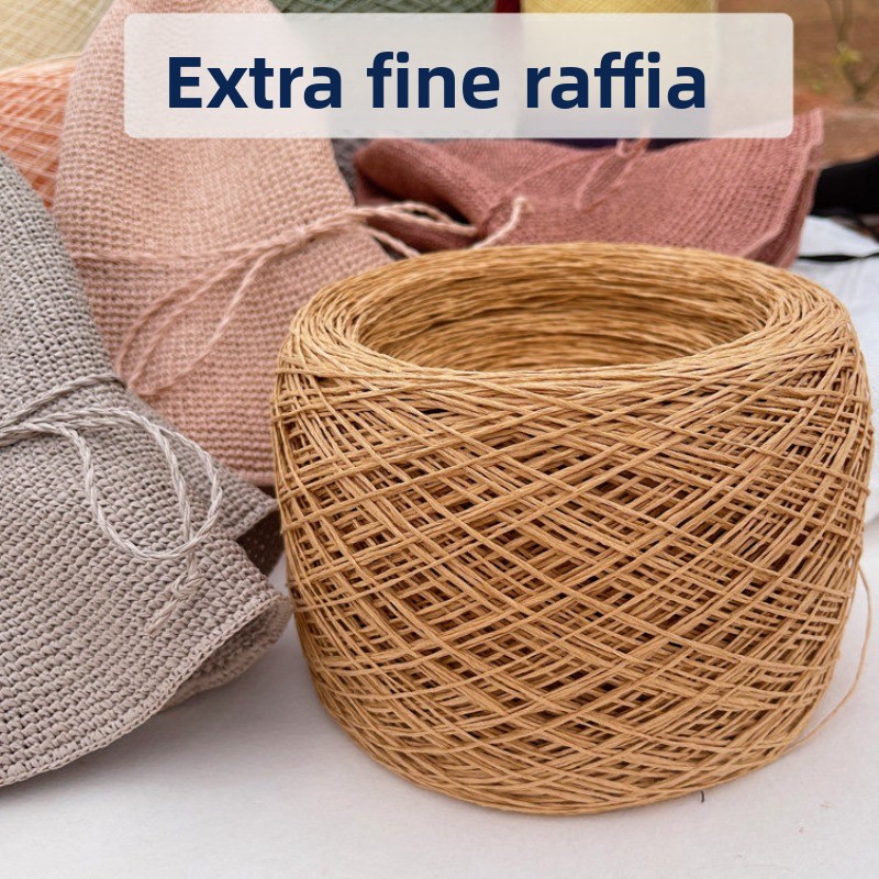 250g Thin Paper Raffia Yarn fo - Crochet Bag Raffia บทวิจารณ์และราคา