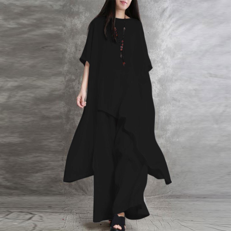 Women's Cotton Linen 2-piece S - Linen Pant Wide บทวิจารณ์และราคา