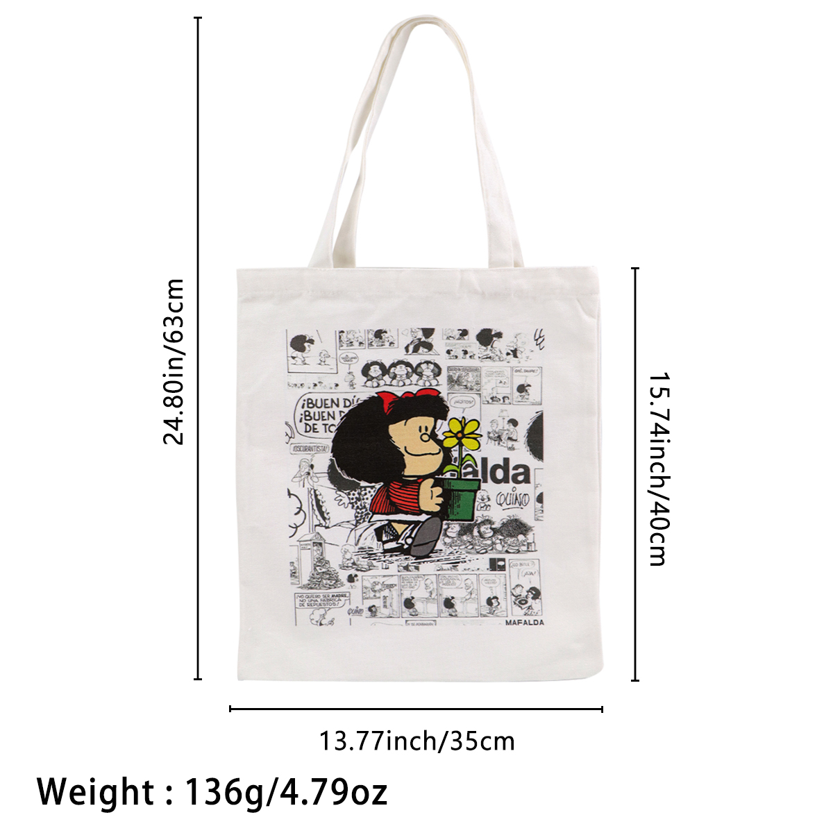 Fashion Canvas Tote Bag Women  - Tote Bag Beach บทวิจารณ์และราคา