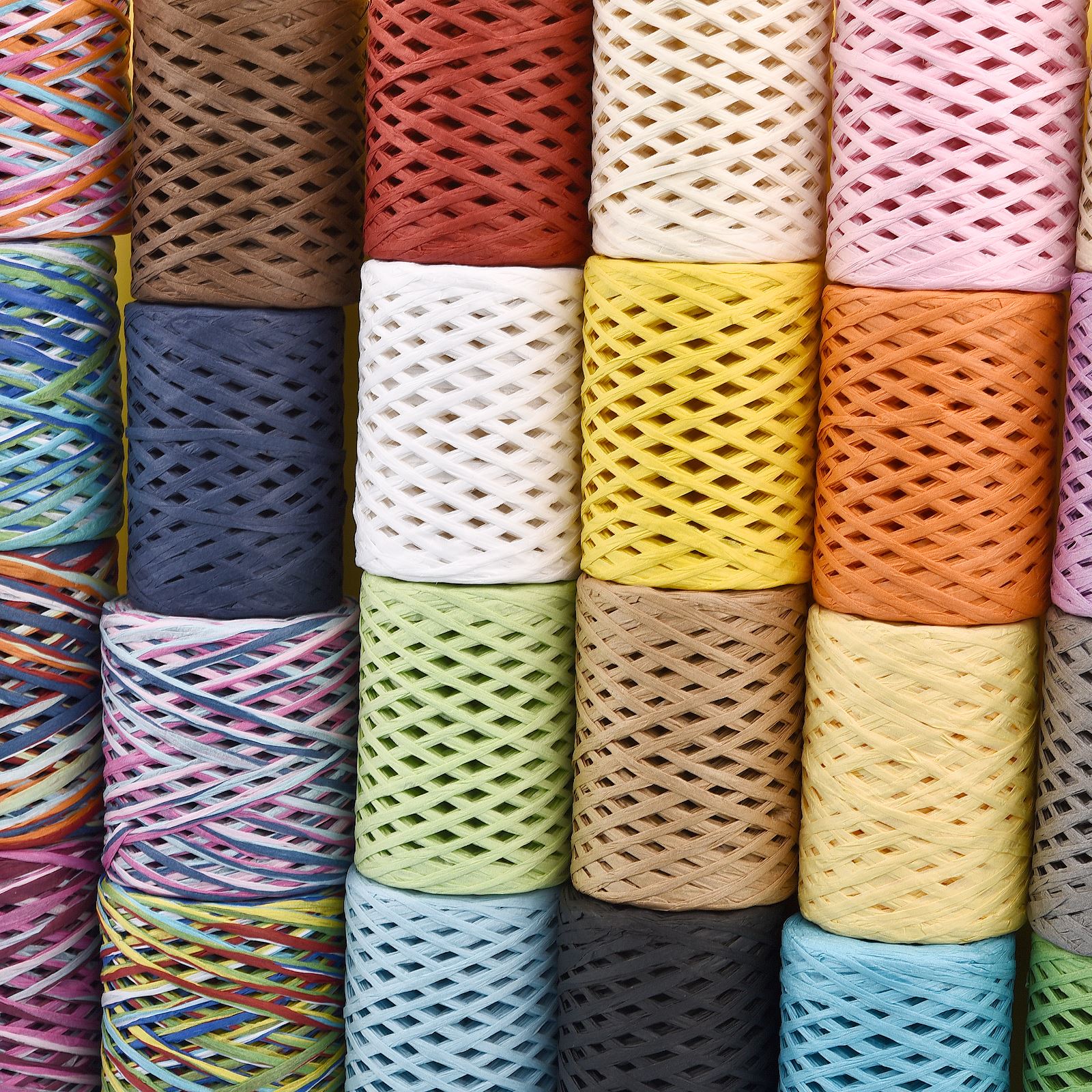 100M Natural Raffia Straw Yarn - Crochet Bag Raffia บทวิจารณ์และราคา