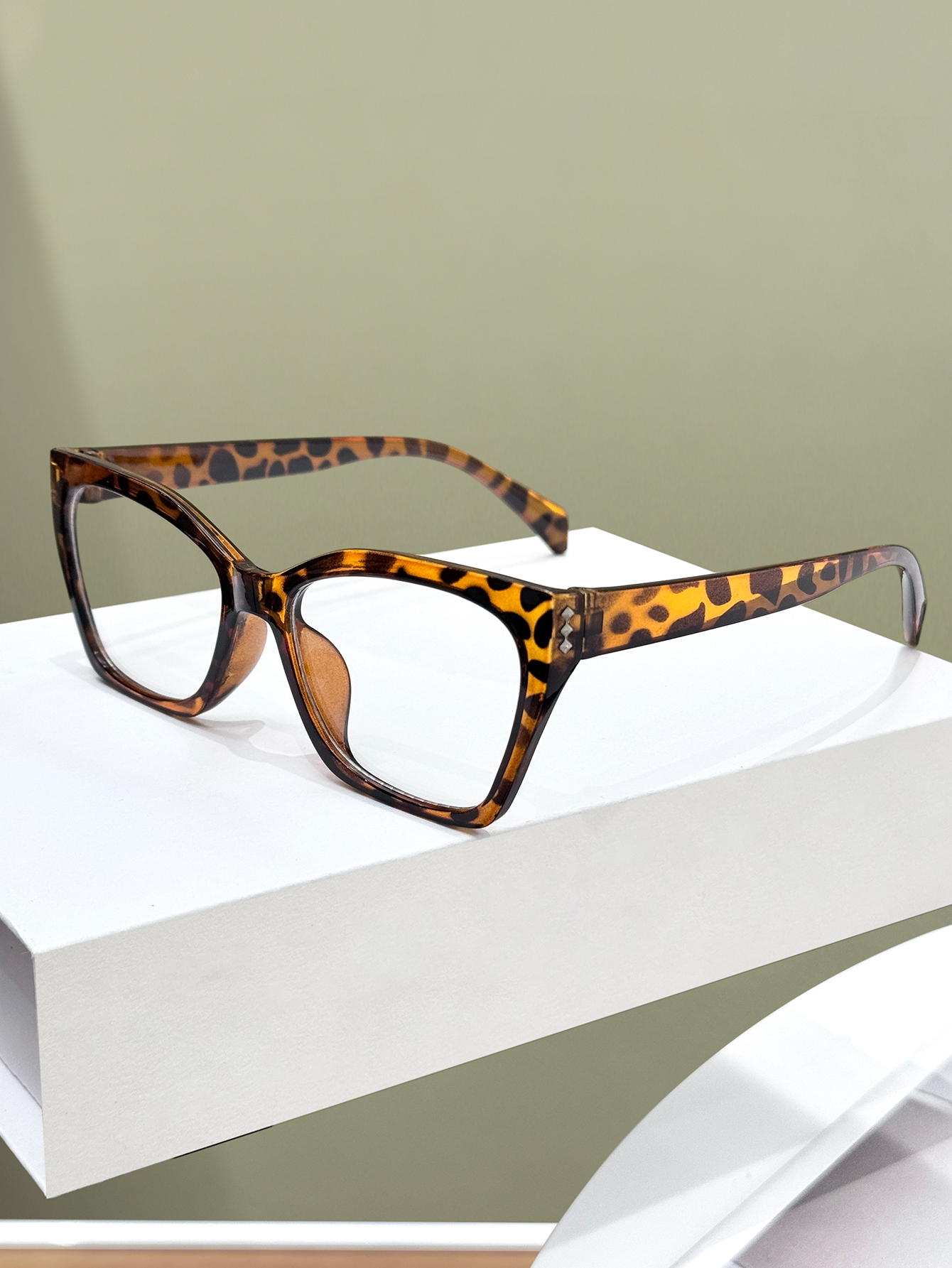 1Pc High-End Leopard Print Cat - Sunglasses Cat Eye บทวิจารณ์และราคา