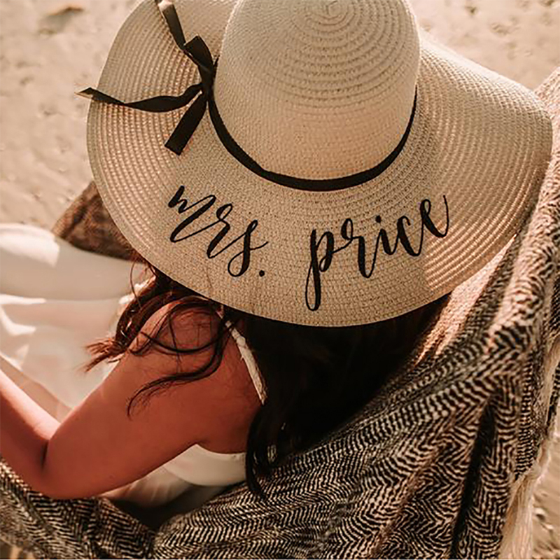Personalized Custom Last Name  - Hat Floppy Wide บทวิจารณ์และราคา