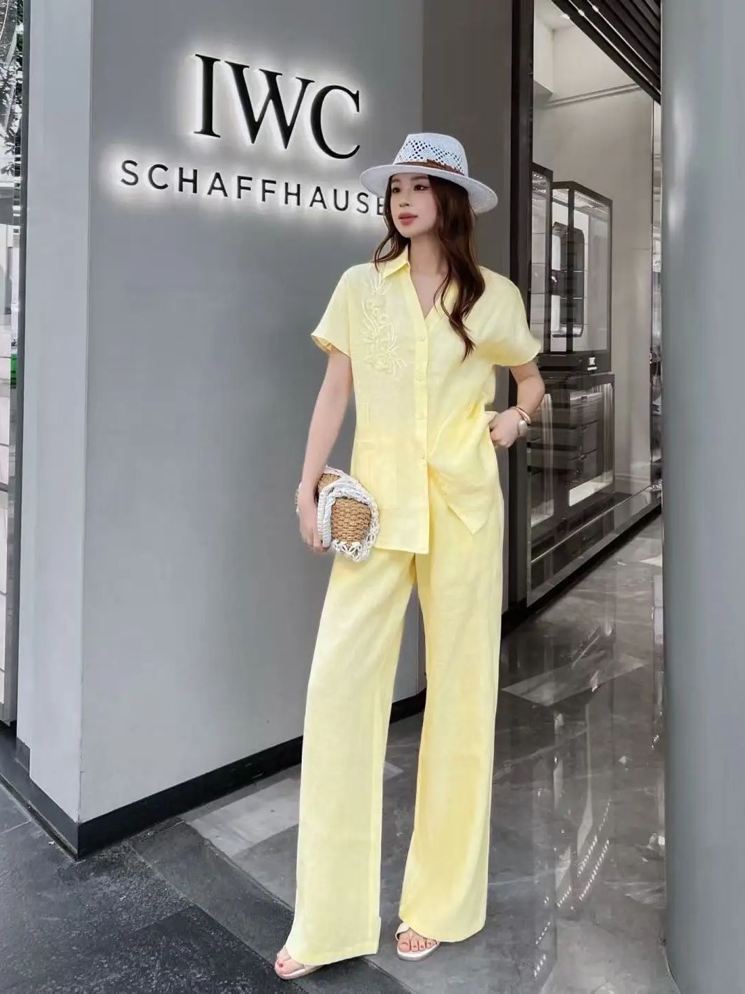 Minimalist style high quality  - Linen Pant Wide บทวิจารณ์และราคา
