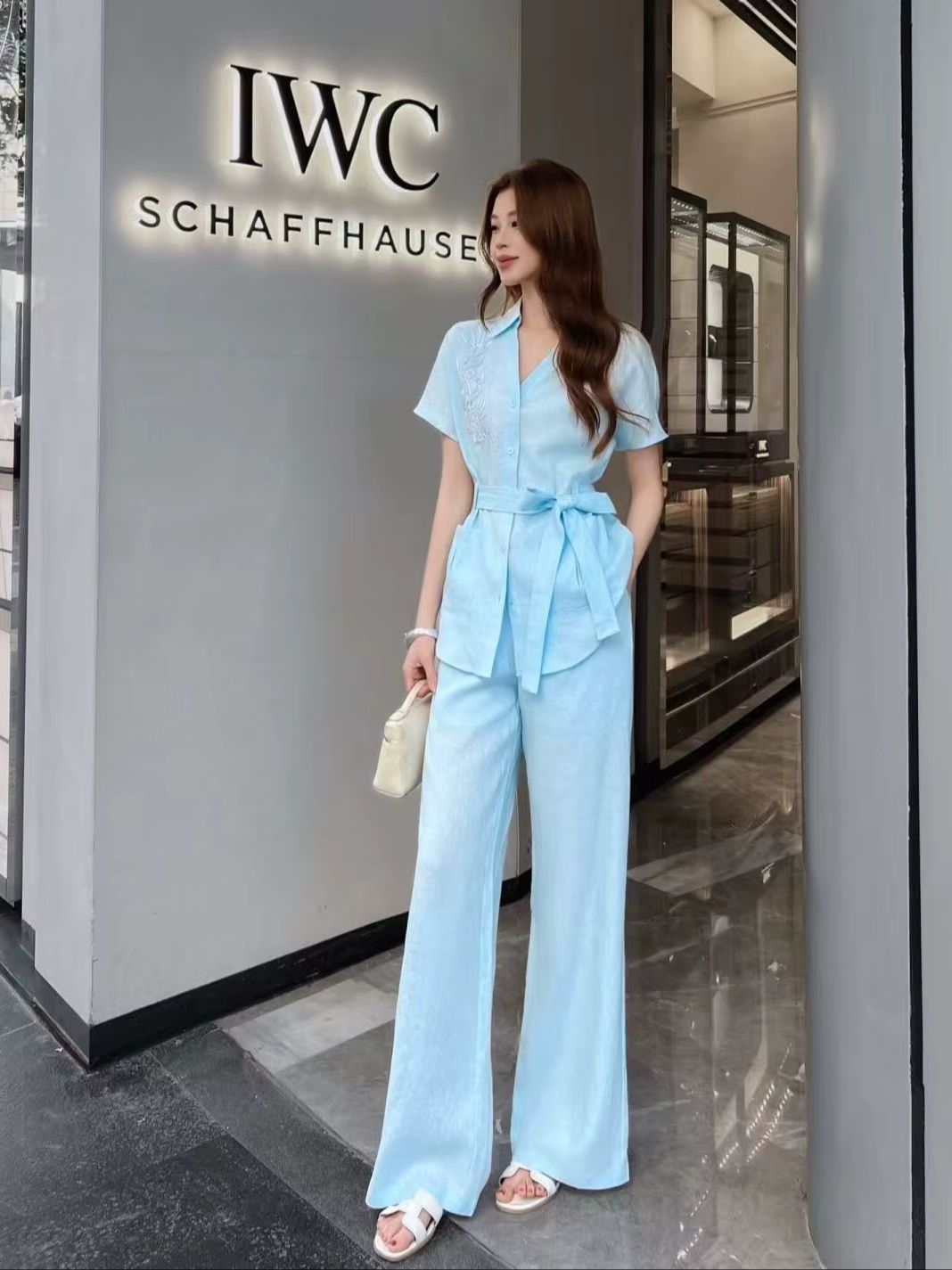 Minimalist style high quality  - Linen Pant Wide บทวิจารณ์และราคา