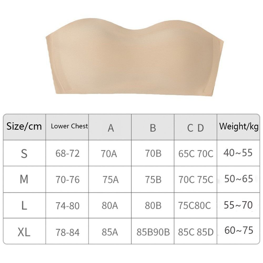Solid Color Strapless Wrapped  - Bralette Triangle Set บทวิจารณ์และราคา