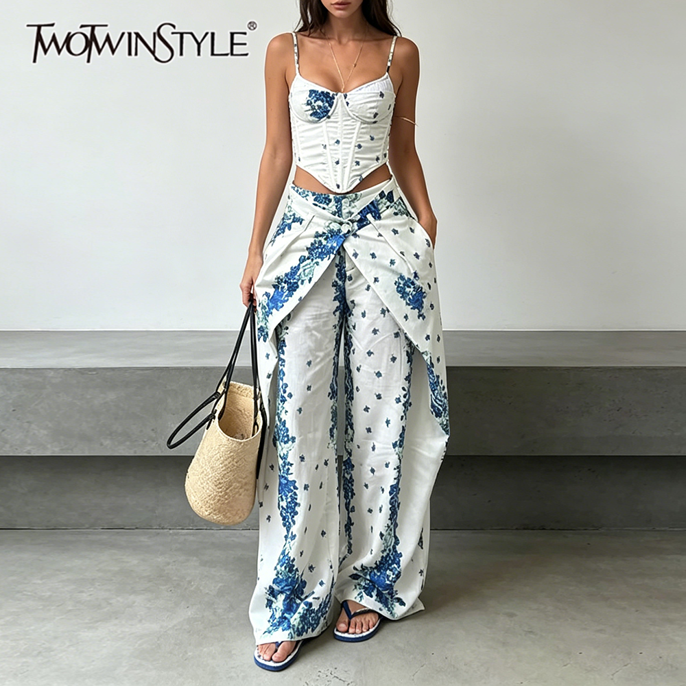 TWOTWINSTYLE Boho Floral Print - Romper Floral Print บทวิจารณ์และราคา