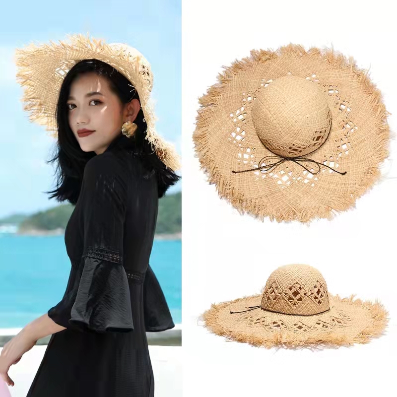 New Women Summer Natural Raffi - Hat Floppy Wide บทวิจารณ์และราคา