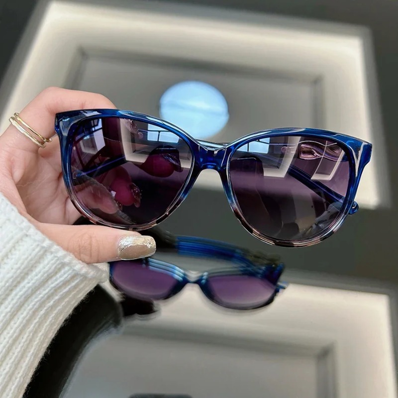 Retro Cat Eye Sunglasses Women - Sunglasses Cat Eye บทวิจารณ์และราคา