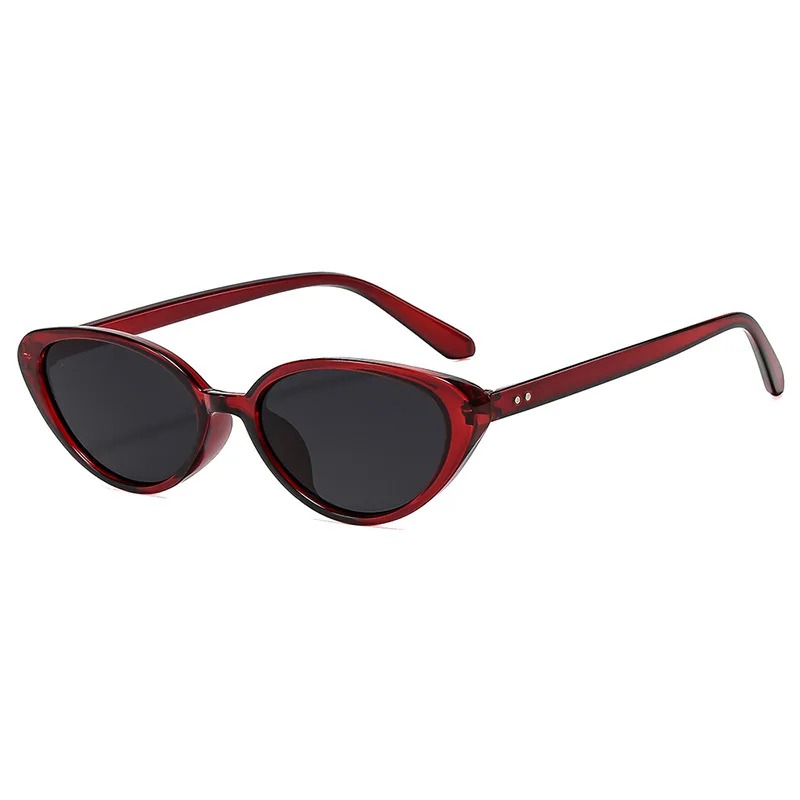 Rivets Brown Fashion Cat Eye S - Sunglasses Cat Eye บทวิจารณ์และราคา