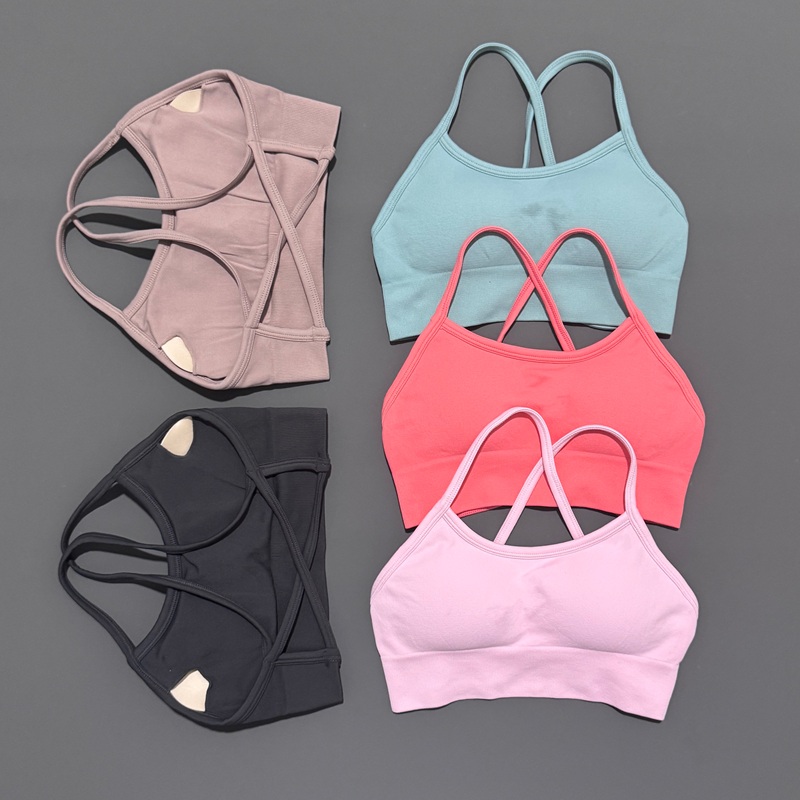Histello Backless Sports Bra W - Crop Top Crochet บทวิจารณ์และราคา