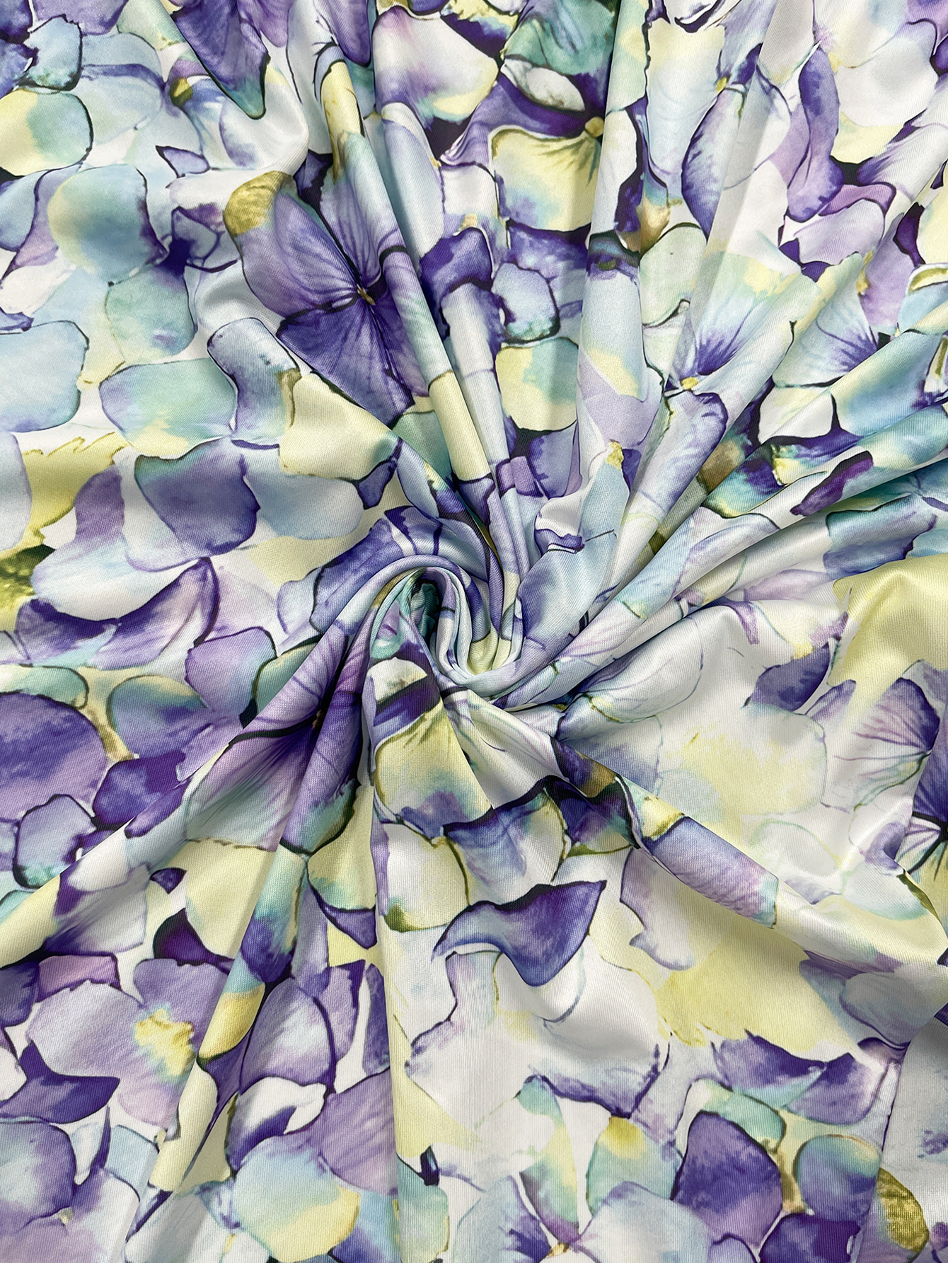 Plus Size Purple Yellow Floral - Midi Skirt Floral บทวิจารณ์และราคา
