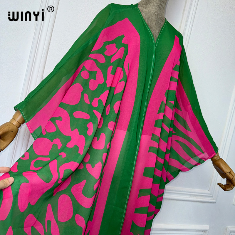 WINYI Africa Bohemia print Kim - Cover Up Kaftan บทวิจารณ์และราคา