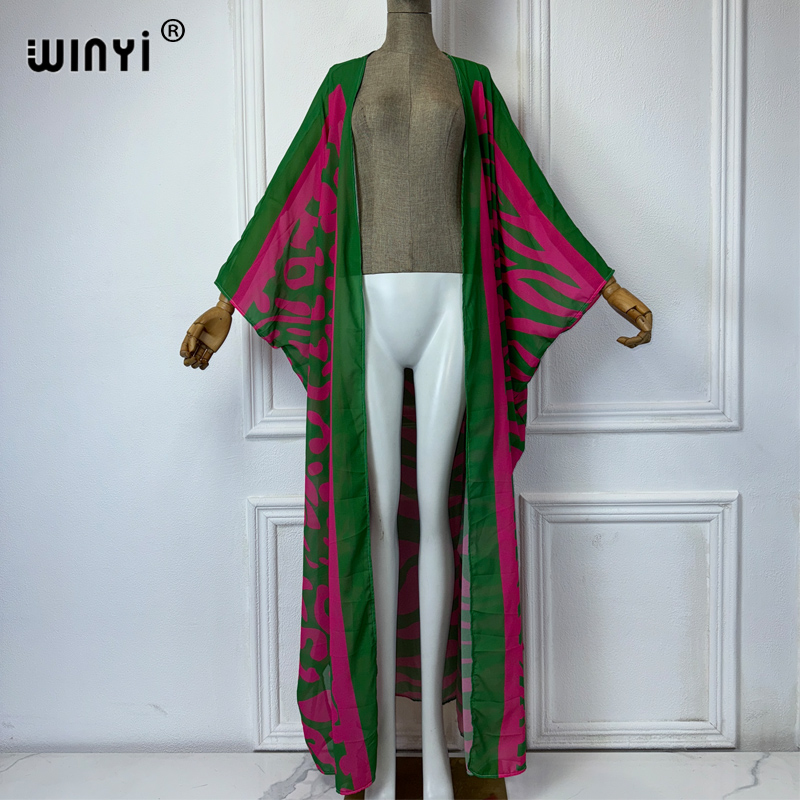 WINYI Africa Bohemia print Kim - Cover Up Kaftan บทวิจารณ์และราคา