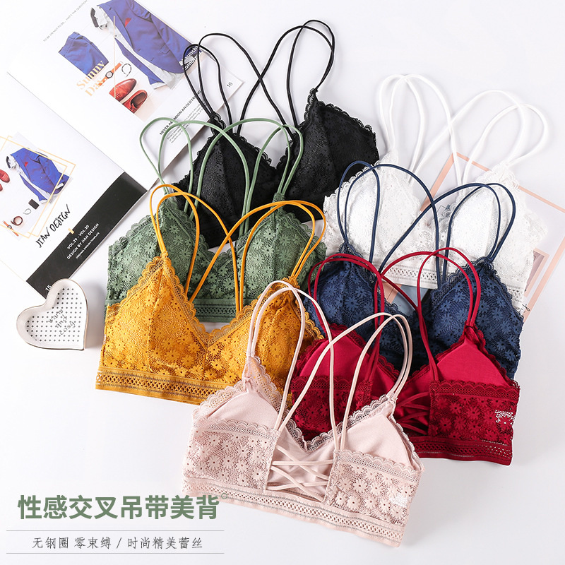 3D Sexy Lingerie Seamless Spor - Bralette Triangle Set บทวิจารณ์และราคา