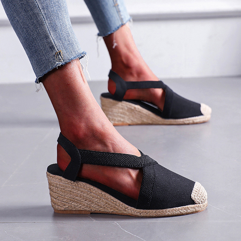 2026 Summer Women's Sandals St - Wedge Espadrille Women บทวิจารณ์และราคา