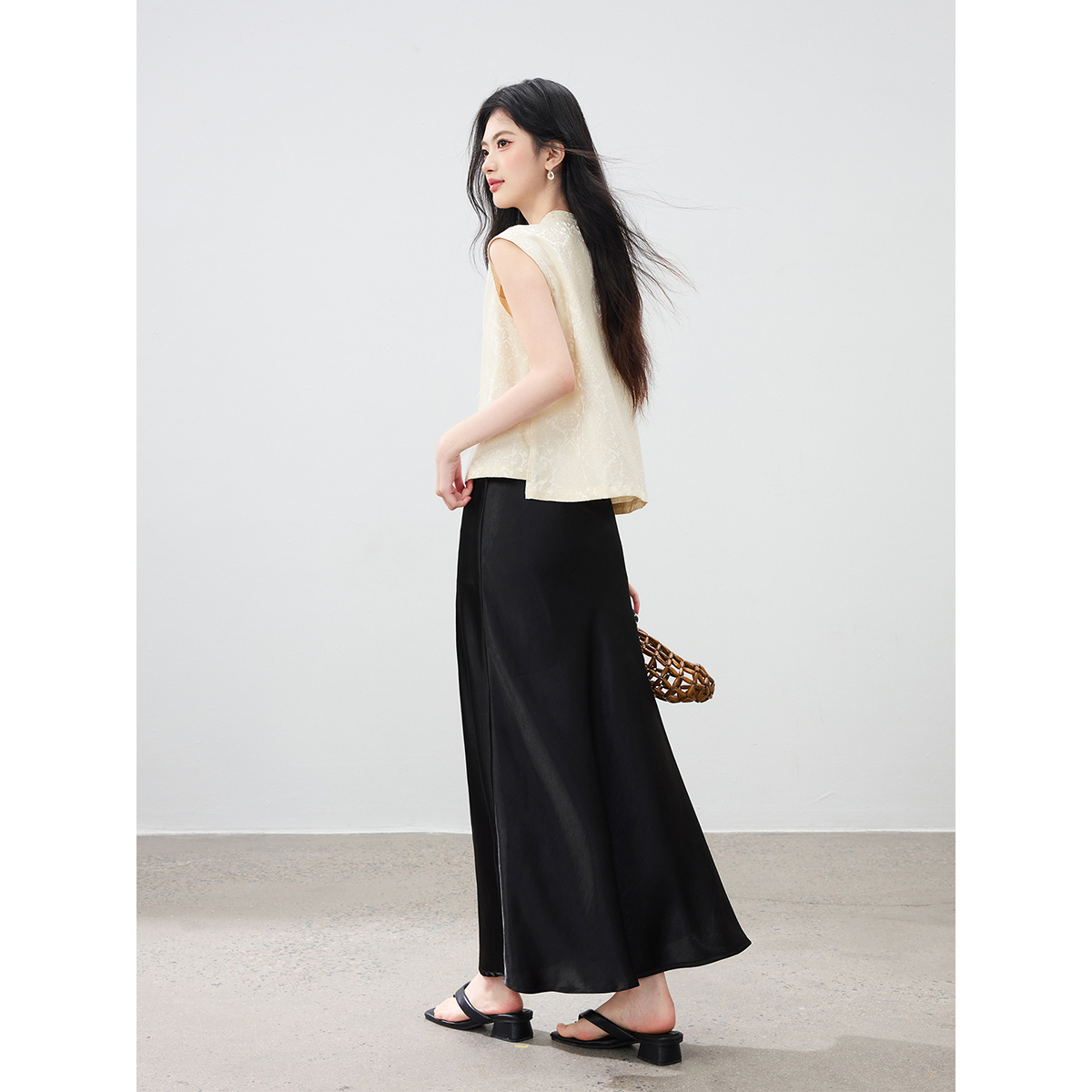 VIMLY's Women's Summer Suit 20 - Midi Skirt Floral บทวิจารณ์และราคา