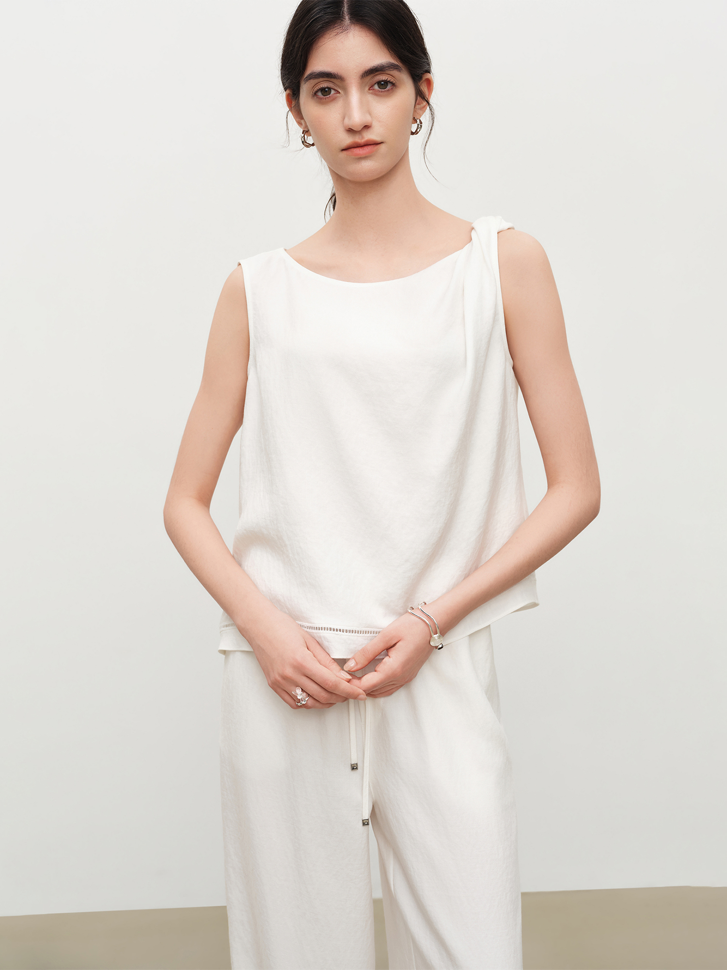 Women Blouse Off Shoulder Cowl - Blouse Off Shoulder บทวิจารณ์และราคา