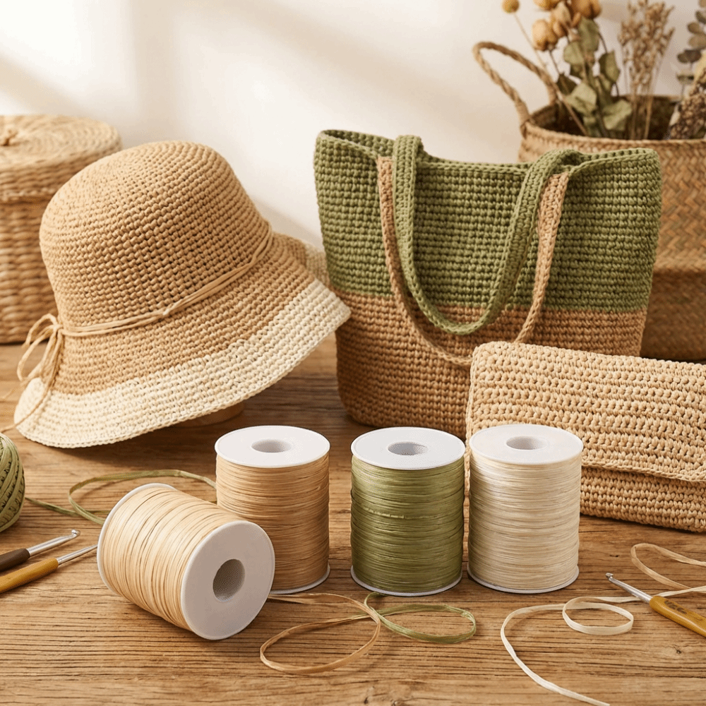 Premium Quality 120M Per Roll  - Crochet Bag Raffia บทวิจารณ์และราคา