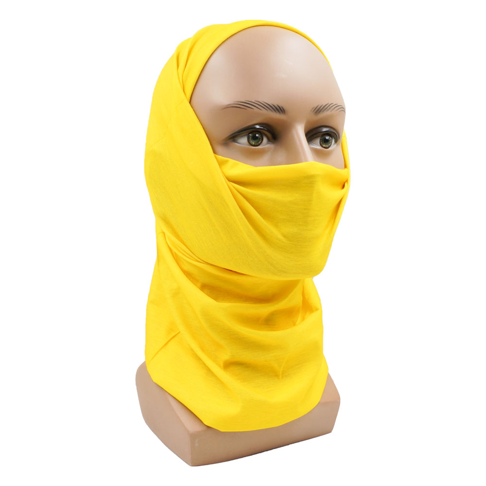 Yellow Multifunction Cycling N - Headband Summer Knit บทวิจารณ์และราคา